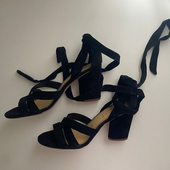 Splendid Fergie Heel in black suede, size 8 - Picture 4 of 6